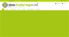Desktop Screenshot of das-holzregal.de